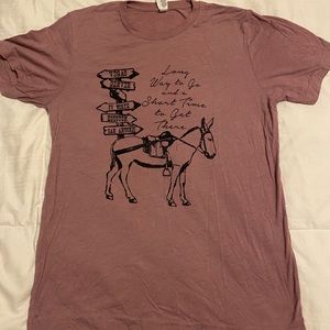 Womens super soft western theme teeshirt
